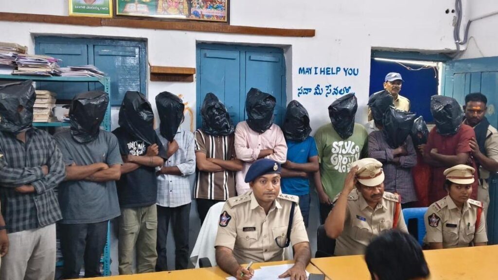 2 juveniles among 14 held with 3kg ganja in Sathya Sai district