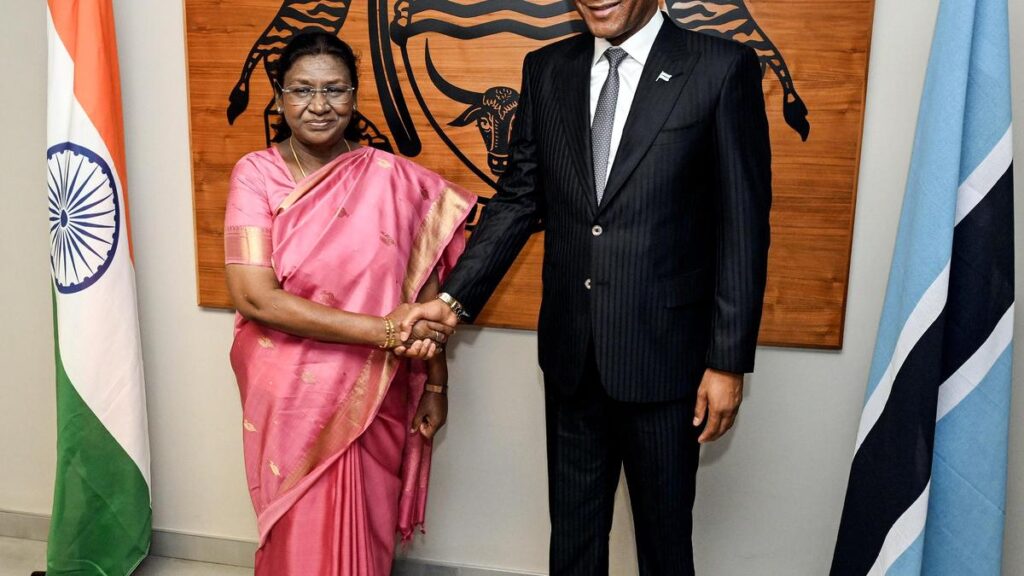 India, Botswana announce cheetah translocation pact; President Murmu says ‘will take good care of them’