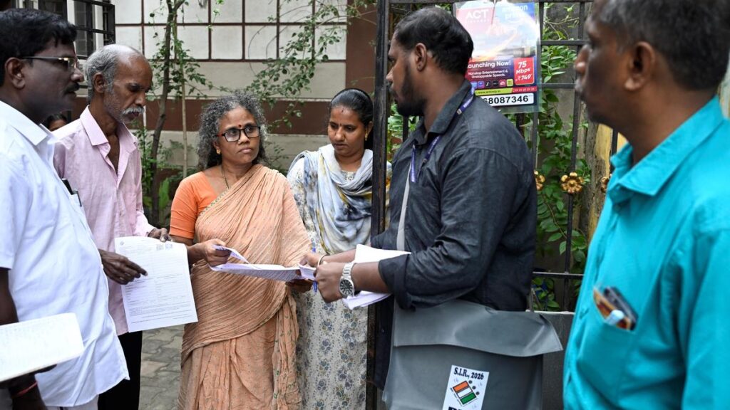 Over 78% of enumeration forms for SIR distributed to electors in T.N.: ECI